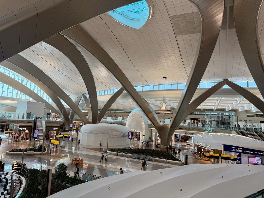 Abu Dhabi airport terminal